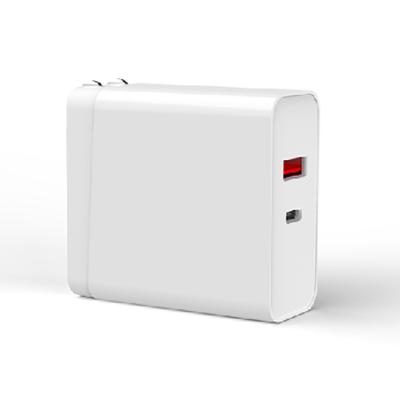 China Young/Old New Product 2022 PD Qc3.0 Fast Dual Port Charger 65W Efficient Wall Charger Type C+A Charger 65W for sale