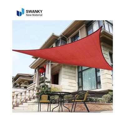 China Sun Shade Sail Canopy Perfect For Outdoor Sun Canopy Polyester Triangle Garden Patio Party Shade Sail Waterproof for sale