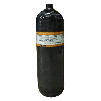 China GAS 6.8L HPA Air Carbon Fiber Empty CO2 Bottle Tank, High Pressure CO2 Cylinder for sale