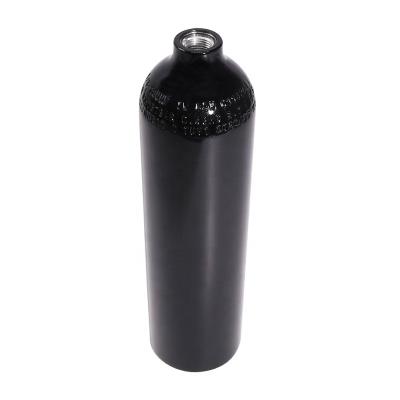 China GAS Low Pressure 124bar 0.5L 12oz 5/8-18UNF Paintball Vacuum CO2 Air Cylinder for sale