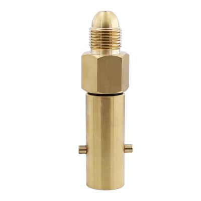 China New High Durability Point Bayonet Refill Gas Propane Cylinder LPG Fill Brass Adapter for sale