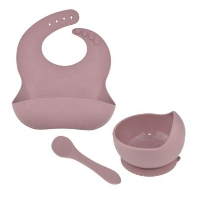 China Food Grade Soft Baby Products BPA Free Suction And Durable Wholesale Silicon Feeding PlatesSet for sale