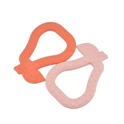 China New Design 100%food grade Silicone Teether Sale A New Design Hot Wholesale Food Grade BPA Free Teething Hanging Chew Toy Silicone Baby Teether for sale