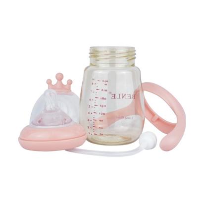 China Professional Customized BPA Free New Printing BPA Free Silicone Baby Feeding Bottle Feeding Baby Milk Bottle Set for sale