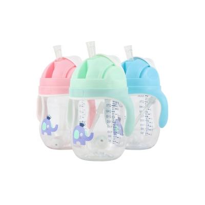 China BPA Free Custom Pattern Design 300ml BPA Free Hot Water Hot Sale Baby Drinking Bottles For Babies Tritan Feeding Bottle for sale