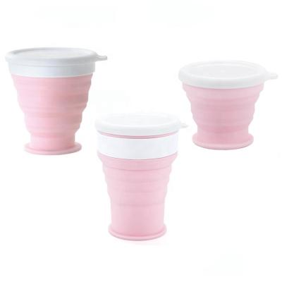 China Viable Factory Wholesale OEM ODM Folding Cup Plastic Silicon Coffee Or Tea Cup Reusable for sale