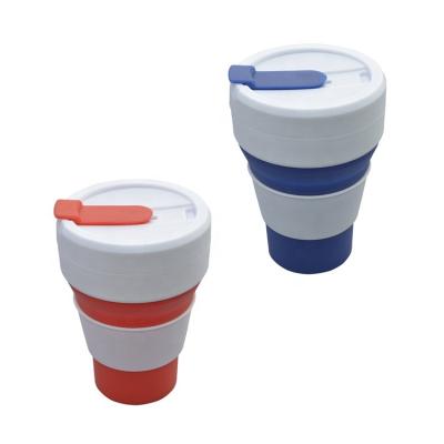 China Kingda Viable Creative Telescopic Retractable Cup Kids Silicone Sports Coffee Collapsible Collapsible Collapsible Cup for sale