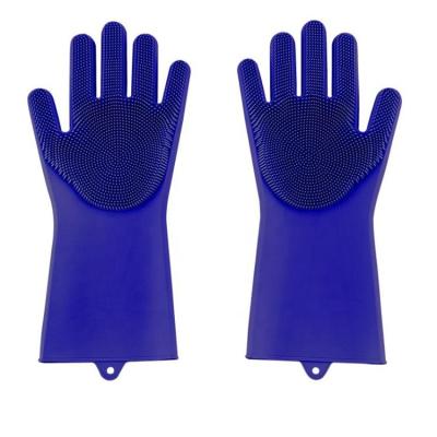 China BBQ Silicone Kitchen Washing Brush Multifunctional Clean Silicone Heat Resistant Gloves for sale