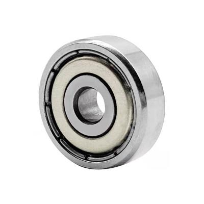 China Long Life Basic Bearing For Fan Motor 601ZZ Mini Deep Groove Ball Bearing Dimension 1.5*6*3mm Bearing for sale