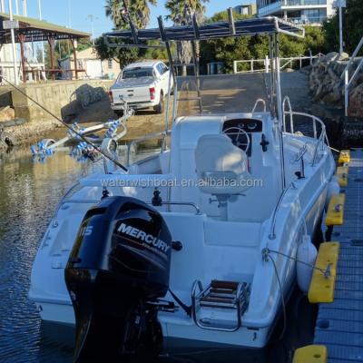 China Fishing Boat Waterwish QD 20 EX Fiberglass Motorboat for sale