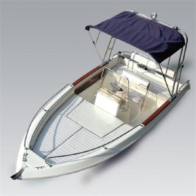 China Fishing Boat QD 16 OPEN Fiberglass Mini Fishing Motor Boat for sale