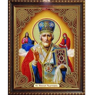 China Diamond Embroidery Classic Style Round Modern Rhinestone Icon Religion Mosaic 5D Diamond Painting Home Decor for sale