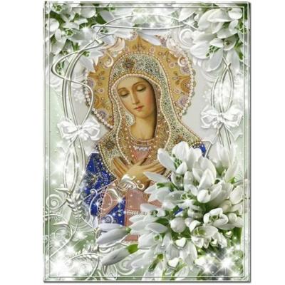 China 5d full round drill diamond painting lily modern square diy diamond mosaic blank cross stitch diamond embroidery for sale