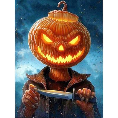 China Modern 5D Diamond Cartoons Halloween Killer Full Square/Cross Stitch Crystal Wall Art 3D Diamond Painting Round Drill for sale