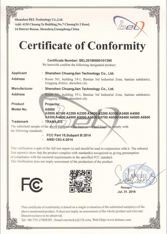 FCC - Shenzhen Transjee Technology Co., Ltd.