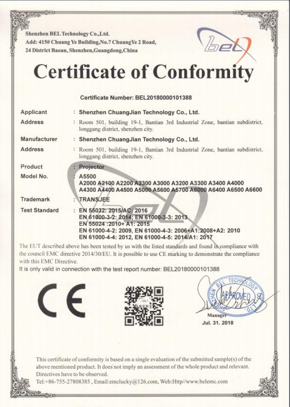 CE - Shenzhen Transjee Technology Co., Ltd.