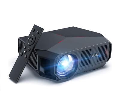 China Built-in speakers ready to SHIP FULL HD multimedia home theater projectors portable smart led transmission 4k video projector A4300 for sale