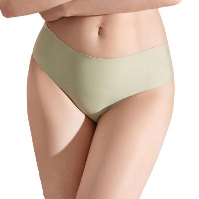 China Solid Color Anti-Static Simple Comfortable Breathable Stretch Briefs Sexy Women's Panties for sale