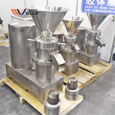 China Vegetable processing plant support customization sesame butter grinding machine almond butter colloid mill for sale