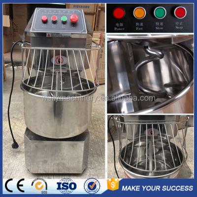 China Popular Bakery On Alibaba Stainless Steel Double Speed ​​Dough Mixer Low Prices for sale