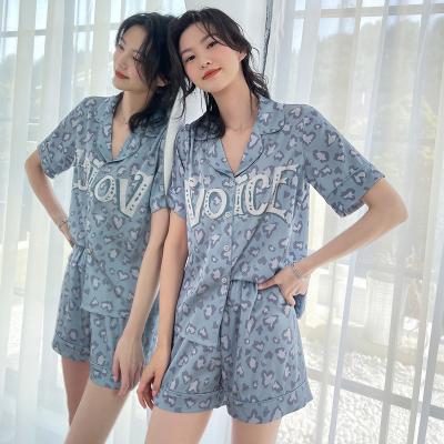 China Wholesale New Silk Satin Pajamas Sleeve Adult Silk Sleepwear Women Short Two-Piece Suit QUICK DRY Shorts Wholesale for sale