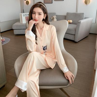 China 2022 newcomer wholesale QUICK DRY sleepwear-Satin-sleepwear pajamas for sale