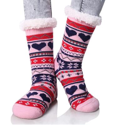 China Wholesale High Quality Women Winter Sports Super Soft Fuzzy Floor Sock Christmas Gift Comfortable Warm Comfortable Indoor Knitted Socks for sale