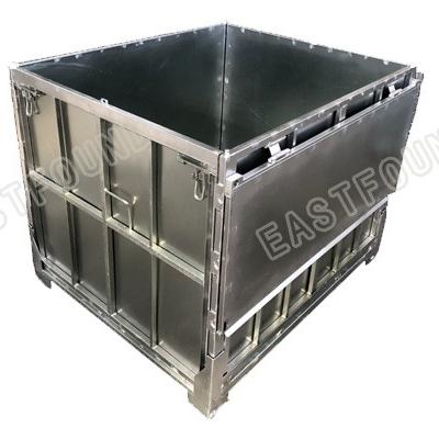 China OEM IBC Folding Stackable Steel Tire Intermediate Bulk Containers for sale