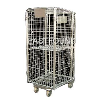 China collapsible & Stackable Trolley Roll Cart Roll Cart Supermarket And Warehouse Roll Carts for sale