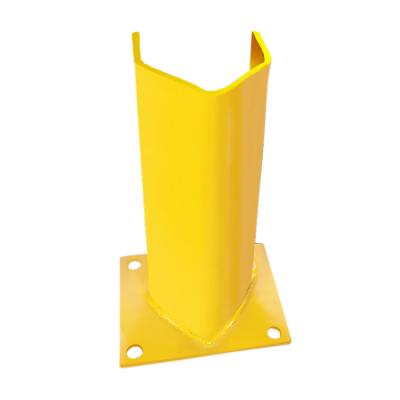 China Warehouse Storage Pallet Rack Leg Protect And Guard Customized Manufacture Solid Metal Rack Post Protector for sale