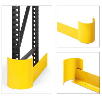 China Warehouse Storage Pallet Rack Leg Protect And Guard Eastfound Warehouse Storage Pallet Post Metal Upright Stretching Protector for sale