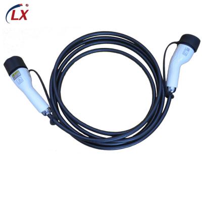 China 32amp or 32a 5 meters wall type - 2 to type - 2 EV electric car vehicle charger charging cable with standard IEC62196-2 EUS32DP5 for sale