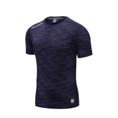 China Wholesale Custom Breathable QUICK DRY Men's Breathable Seamless Performance White Gym Fit Fitness T-shirt Tee Quick Dry T-shirt for sale