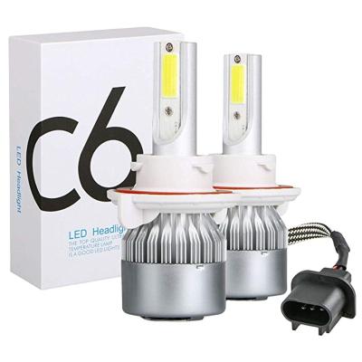 China All Car Headlight 36w C6 H13 LED Headlight Bulbs Led COB Led Head Bulb H1 H3 H7 H11 880 Led Headlight 9005 9006 9007 H4 for sale