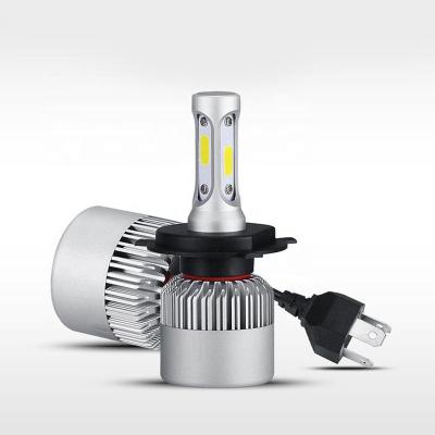 China All Car Headlight S2 H4 H7 H13 H11 9005 9006 COB LED Headlight 72W 8000LM All In One Car LED Headlights Bulb Head Lamp Fog Light S2 Led Bulb for sale