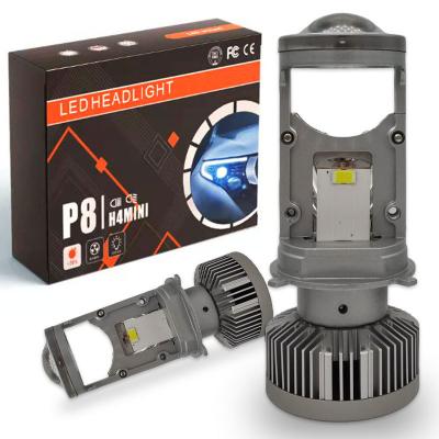 China All Car Mini Headlight RECHILUX 2023 P8 H4 Car Led Headlight Projector Lens 100W 8000LM Super Bright LED Auto Bulb H4 for sale