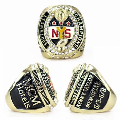 China Others Custom Youth Award Soccer Sport Championship Jewelry Champions Rings For Men for sale