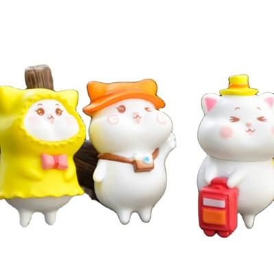 China PVC Characters Cat Tooling Cast PVC Stock Plastic Cartoon Adult Stock Number for sale