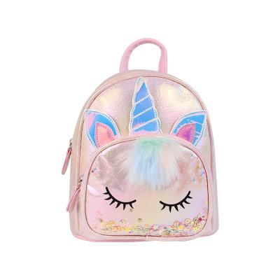 China Waterproof school bags new fashion cartoon mochila escolar unicorn school bags kids backpack travel convenient for kids bag for sale