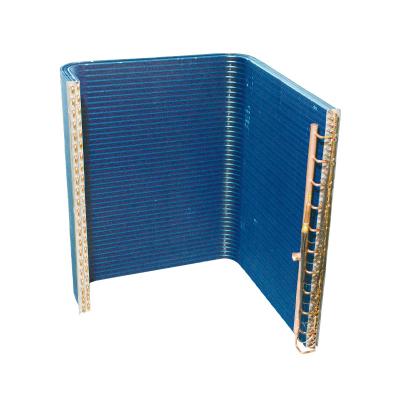 China Hotels Copper Tube Fin Heat Exchanger Aluminum Surface Air Cooler Used For HVAC Products Such As Air Conditioning Units Hot Air Curtain for sale