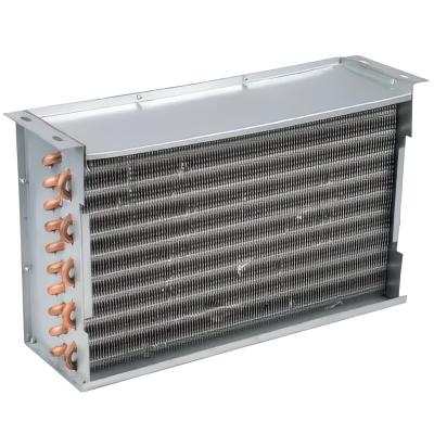 China Large Size Hydrophilic Aluminum Fin Water Cooled Heat Exchanger Price Condenser Coil Commercial Air Conditioning for sale