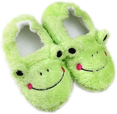 China Lovely Novelty Best Of Frog Slipper Indoor Flat Comfortable Cute Printing Cartoon For Kids for sale