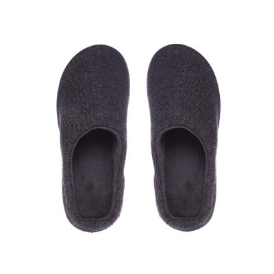 China CUSHIONING Gray Indoor Slipper Winter Wholesale Men's Shoes Slipper for sale