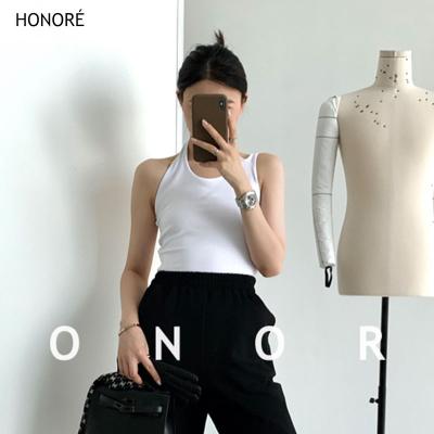 China HONOR-E Soft Custom Wholesale Female Tank Top Women's Sleeveless Vest Tank Top for sale