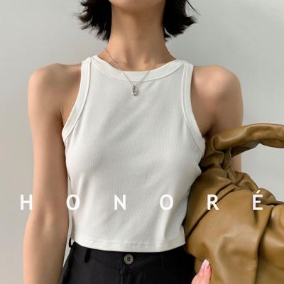 China HONOR-E Versatile Crop Tops Women 2021tank Tops Girls Summer Tank Top for sale