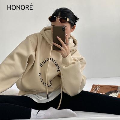 China HONOR-E Soft Fashion Printed Women's Hoodie Premium Hoodies For Girls Hoodies for sale