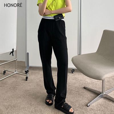 China Fashion HONOR-E Loose Pants Women Pants Trousers Ladies Plus Size Womens Trousers for sale