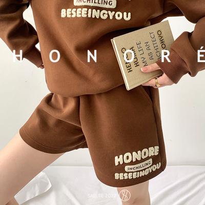 China Fashion HONOR-E 87% Polyester Abbreviations Women Ladies Shorts Pour Womens Womens Shorts for sale