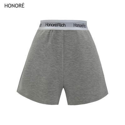 China HONOR-E Custom Wholesale Wide Leg Sweatpants Sporty Wide Leg Shorts For Women Running Shorts for sale