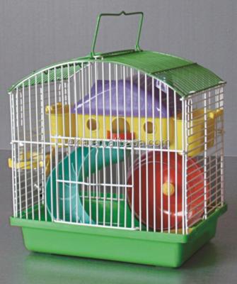 China Sustainable Iron Pet House , Hamster Cage With House Accessories 014 for sale